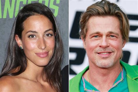 brad pitt vriendin|brad pitt et sa compagne.
